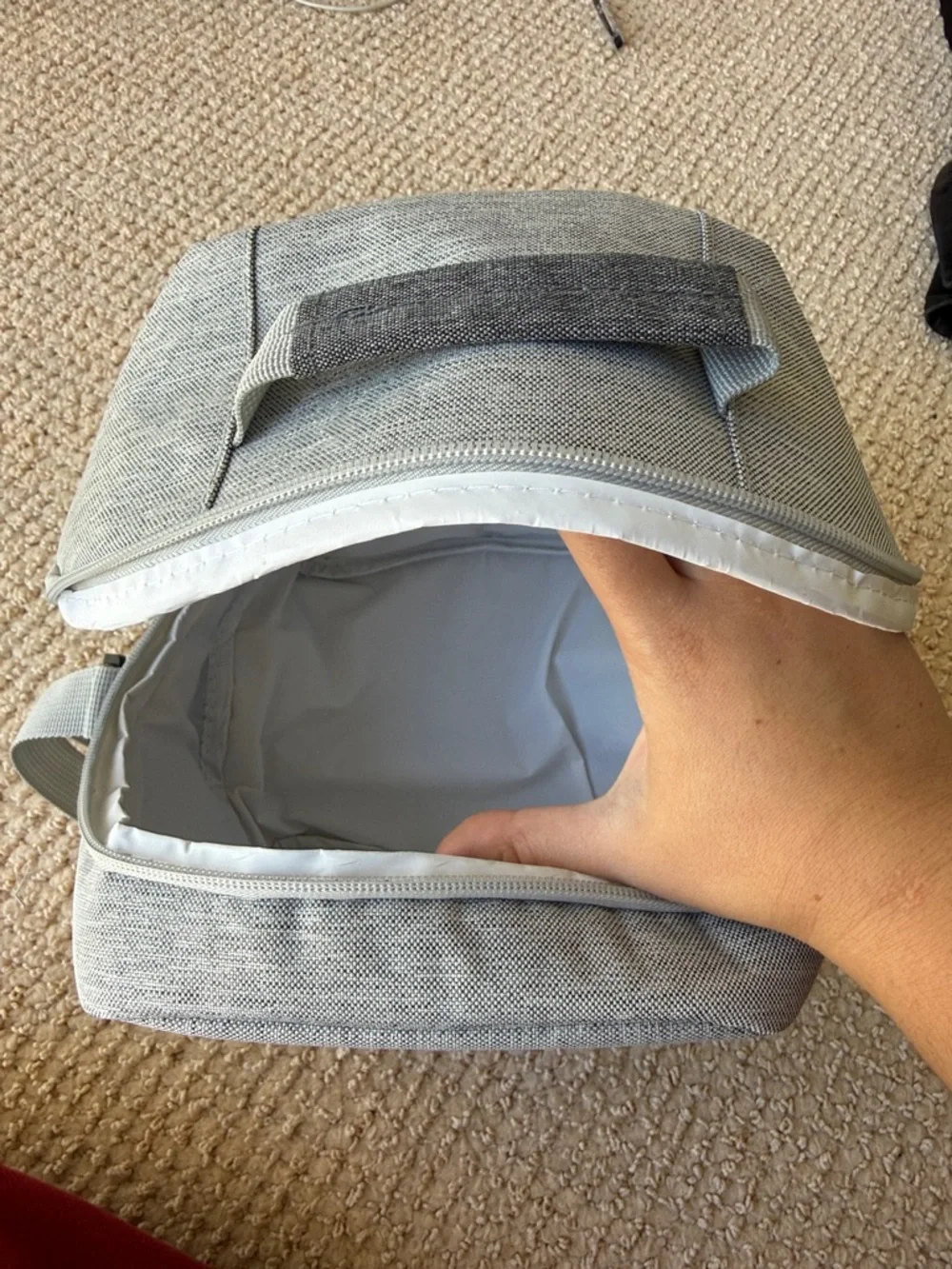 Chick-fil-A x Los Angeles Clippers Gray cooler bag